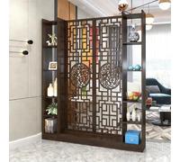 Modern Wood Partition Screen Modern Wall Room Divider With Shelves Wall Partition Separation With Open Storage Space For Home Office Decorative(180 * 30 * 200cm/70 * 11 * 78in)