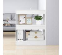 Modern Wooden 2-Tier Open Bookcase Book Storage Cabinet Room Divider Shelving