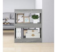 Modern Wooden 2-Tier Open Bookcase Book Storage Cabinet Room Divider Shelving