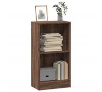 Modern Wooden 2-Tier Open Bookcase Book Storage Cabinet Unit Wood Shelving Unit
