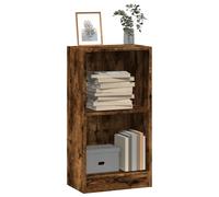 Modern Wooden 2-Tier Open Bookcase Book Storage Cabinet Unit Wood Shelving Unit