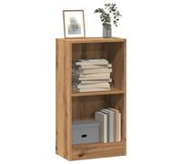 Modern Wooden 2-Tier Open Bookcase Book Storage Cabinet Unit Wood Shelving Unit