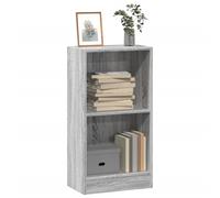 Modern Wooden 2-Tier Open Bookcase Book Storage Cabinet Unit Wood Shelving Unit