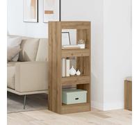 Modern Wooden 3-Tier Open Bookcase Book Storage Cabinet Room Divider Shelf Unit