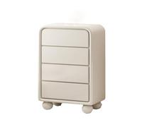 Modern Wooden Chest of Drawers, 4-Drawer Storage Cabinet for Bedroom & Living Room, Stylish No-Handle Cupboard, Space-Saving Furniture Solution