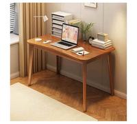Modern Wooden Computer Desk, 39.4" x 23.6" Small Writing Desk, & Moisture Resistant, Simple Style with Clear Texture, Ideal for Home Office & Study