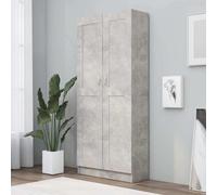 Modern Wooden Large Tall 2 Door Bookcase Book Storage Cabinet Unit Wood Units