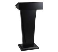 Modern Wooden Lectern Podium Stand for Churches, Schools, Conferences & Events - Versatile Floor Pulpit for Teachers, Hotels, and Public Speaking