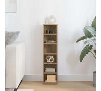 Modern Wooden Open CD Storage Shelving Cabinet Stand Home Media Wood Unit Rack