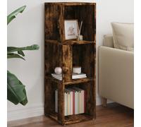 Modern Wooden Open Corner Storage Cabinet Bookcase Unit Shelving Display Wood