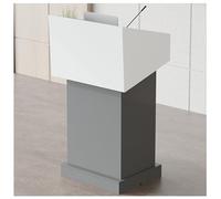 Modern Wooden Podium Stand - Professional Lectern for Presentations, Church Pulpit, Teacher's Desk, Ideal for Restaurants, Seminars, Schools & Conferences - Durable, Elegant Design