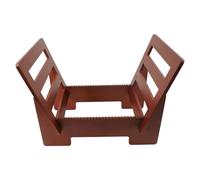 Modern Wooden Record Storage Holder Stand Disc Organ Sierra Rack Fit 8 or 30+ Disc Music Lovers Essential