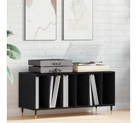 Modern Wooden Record Vinyl Storage Cabinet Wood DVD CD Open Unit Cabinets Shelf