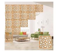 Modern Wooden Room Divider Panels, Privacy Screen for Ceiling and Hallway Decoration, Simple Partition Solution