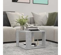Vidaxl Coffee Table Concrete Grey 40X40X30 Cm Engineered Wood