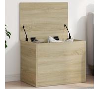 Modern Wooden Sto Bench for Living Room, Grid Design, Spacious with White h, Perfect for Entryway, 84 x 42 x 46 cm