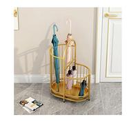 Modern Wrought Iron Umbrella Stand - Stylish Large Capacity Holder for Hallway Entrance Indoor Home Decor and Functional Umbrella Basket