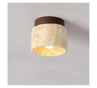 Modern Yellow Marble LEDCeiling Fixture for Hotel Lobbies Corridors & BalconiesLighting (White)