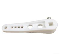 Modern Zinc Alloy Toilet Tank Handle Replacement Part Simple Flush Valve Repair Lever Fits Most Standard Cisterns Rust Proof White Colour