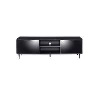 Moderna Black 140cm TV Stand, Gloss Finish, Fits up to 65 Inch TV Moderna Black
