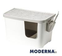 Moderna Casetta Camelia White Litter Box for Cats - One Size