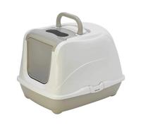 Moderna Flip Cat Hooded Litter Pan, Grey
