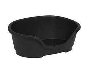 Moderna Plastic Dog Bed - Black - 80cm