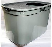 Moderna Top Cat Cat Litter Box Silver 58.5x39x39 cm