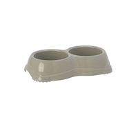 Moderna Smarty Plastic Twin Bowl, 330 ml, Grey