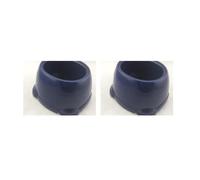 Moderna Spaniel Bowl, Blueberry (Pack of 2) - Dog Feeding Bowl for Med