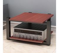 ModernAudio Rack - 2/3/4 Layer Steel Media Stand for Stereo Components Amplifier & Home Theater Equipment Shockproof Cabinet for DVD Record Player TV Box & WiFi Router