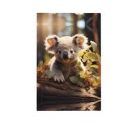 ModernCute Koala Plant Printed Decorative Switch Covers - Durable Wall Panels for Light and Socket Switches