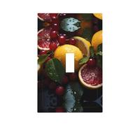 ModernFresh Grapefruit Lemon Printed Decorative Switch Covers - Durable Wall Panels for Light and Socket Switches