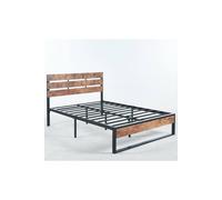 Modernique Isabella Metal Bed Frame In 3Ft In Black Black Single