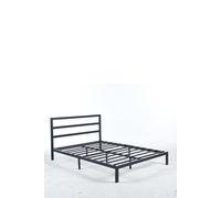 Modernique Roma Metal Bed Frame in 5ft in Black | Size: Double Modernique Black Double