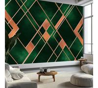 Modernism Photo Wallpaper Wall Mural - High-Resolution Print, 400 x 280 cm Premium Non-Woven Fabric, Easy to Install Photo Wallpaper Abstract Geometry Stripes for Home Décor