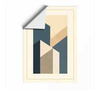 Modernist Architecture Art Deco Unframed Wall Art Print A3 (42×29.7cm), Wall Decor for Living Room, Bedroom, Office & Home, Art Gift
