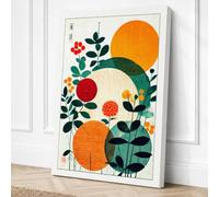 Modernist Forms Botanical Canvas Wall Art Print 30x20 Inch