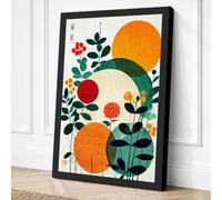 Modernist Forms Botanical Canvas Wall Art Print 30x20 Inch