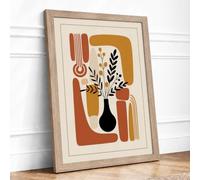 Modernist Still Life Mid-Century Framed Wall Art Print A1 (84.1×59.4cm)