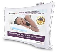 MODERNJOE'S Luxurious Queen Size Water Pillow (50cm x 70cm), Hotel Collection with Extra Supportive Fiber Fill Adjustable Orthopedic Support and Hypoallergenic Waterbase Pillow