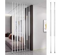 ModernRoom Divider Adjustable Floor-to-Ceiling Wall Partition for Home Office & Hotel 70-300 cm Stylish Small Space Decor (2pcs)