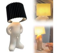 Modest Mike Lamp, Shy Boy Lamp,Shy Boy Table Lamp,Creative Shy Boy Night Light,Little Naughty Boy Desk Light,a Little Shy Man Creative Lamp,Funny Creative Decorative Gift for Men and Women (Black)