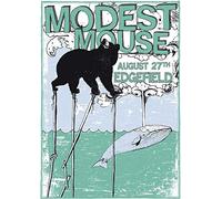 Modest Mouse Edgefield Gig Johnny Marr Poster/Print/Picture Satin Photo Paper - A3-297mm x 420mm