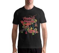 Modest Mouse T Shirt Men's Cotton Short Sleeve Fashion Round Neck Tees(Medium)