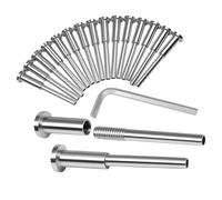 Modest Steel Cable Railing Hardware Weatherproof Constructions Cable Mount For Residential Commercial Space Weather Resistant Architectural Parts