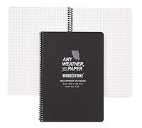 Modestone A5 Waterproof Notepad (100 Pages/50 sheets 210x148mm) Black