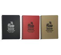 Modestone A6 Waterproof Notepad (100 Pages/50 Sheets 145 x 105mm) Tan