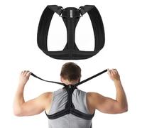 Modetro Sports Posture Corrector Spinal Support - Physical Therapy Posture Brace for Men or Women - Back, Shoulder, and Neck Pain Relief - Spinal Cord Posture Support Black Small (S) 30 - 38 in
