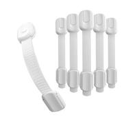 MODEVO Premium Child Safety Cupboard Locks,6 Pack Adjustable Cupboard Locks for Children Baby,Child Locks for Kitchen Cupboards Cabinet Fridge Drawer Refrigerator Toilet, Easy Install, No Tools Needed